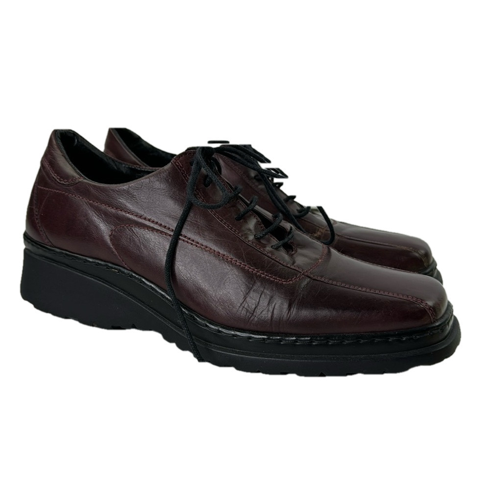 AirStep  burgundy lace up oxford shoes